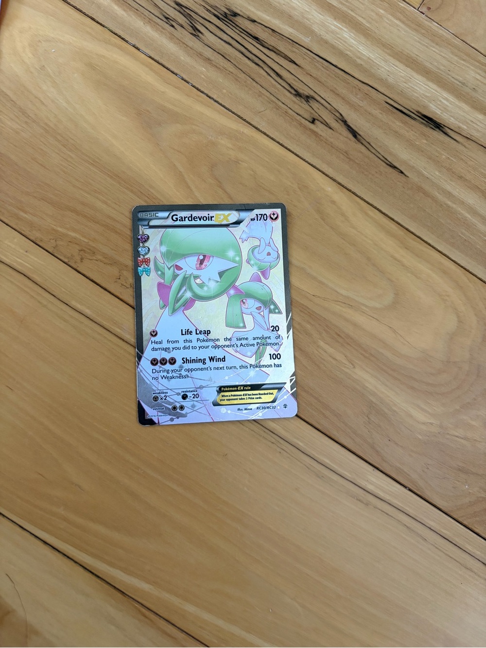 Gardevoir EX Collectible Card - Green
